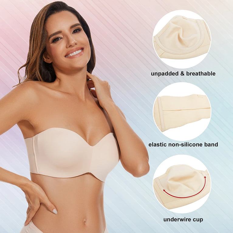 One-Piece Push-Up – Advanced Anti-Slip Underwire Support