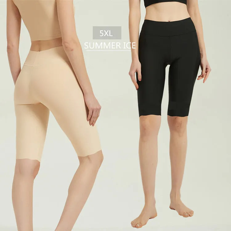 Long Safety Shorts | Anti-Chafing Ice Silk Pants