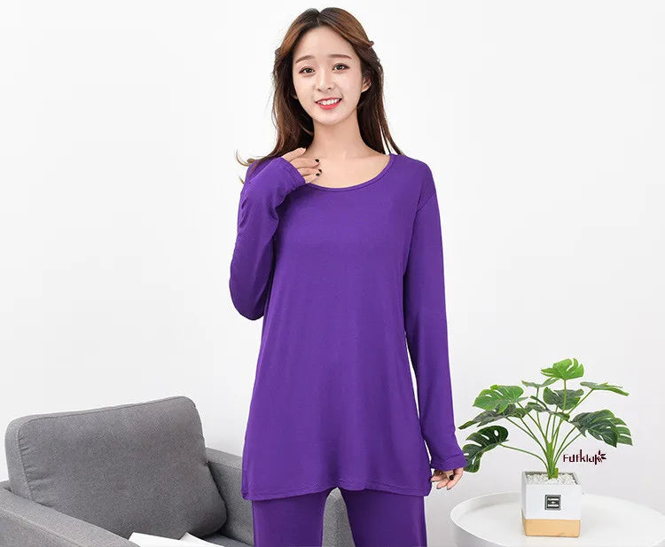 Plus Size Modal Pajama Set | Soft 3XL-7XL Sleepwear