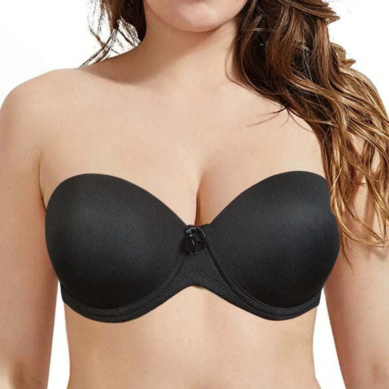 Convertible Plunge Bra – Versatile Half-Cup Push-Up Support