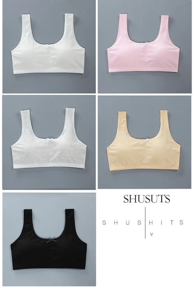 Seamless Cotton Bralette | Soft Girl Sleep & Sport Bra