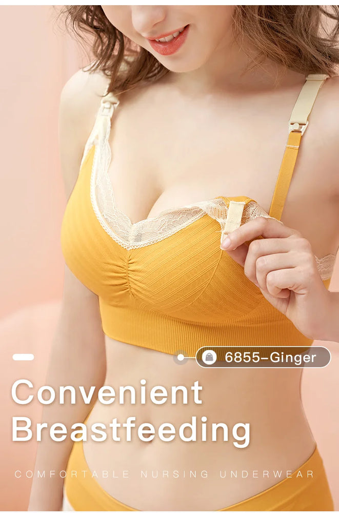 Seamless Nursing Bra – 4-Season Wire-Free Maternity Support