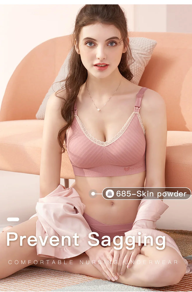 Seamless Nursing Bra – 4-Season Wire-Free Maternity Support