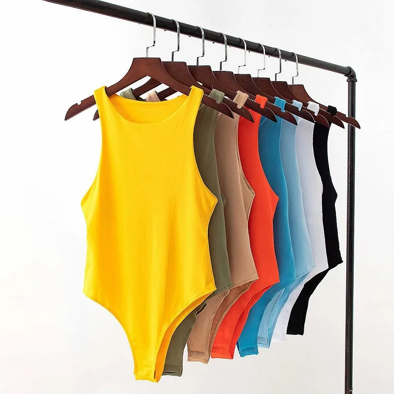 Reachshore Sexy Summer Bodysuit | High-Stretch Slim Fit Top