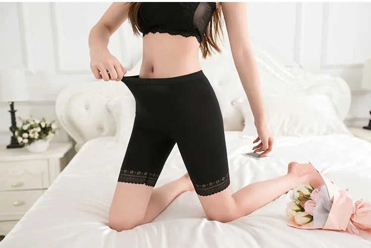 Modal Comfort Plus Size Safety Shorts | Seamless Longline Boyshorts