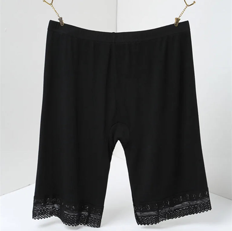 Modal Comfort Plus Size Safety Shorts | Seamless Longline Boyshorts