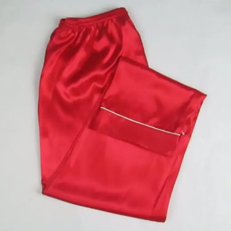 Silky Satin Pajama Pants | Soft Summer Home Trousers