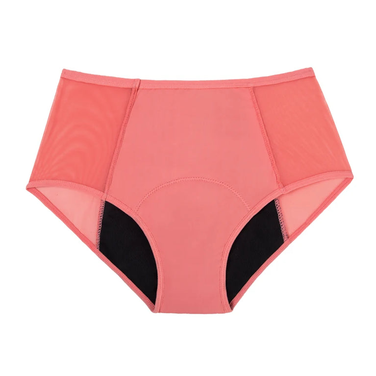 4-Layer Leakproof Period Briefs | High-Rise Absorbent Lingerie