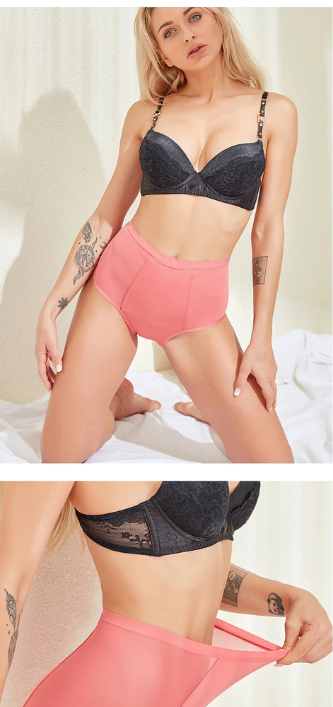 4-Layer Leakproof Period Briefs | High-Rise Absorbent Lingerie