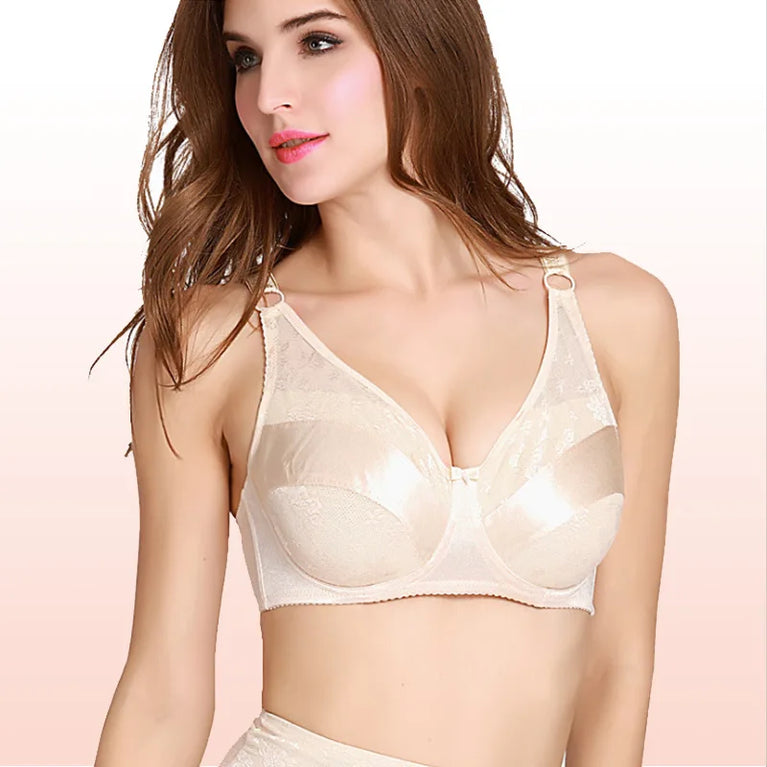 Post-Surgery Support Bra – Comfortable Underwire Cotton Lift