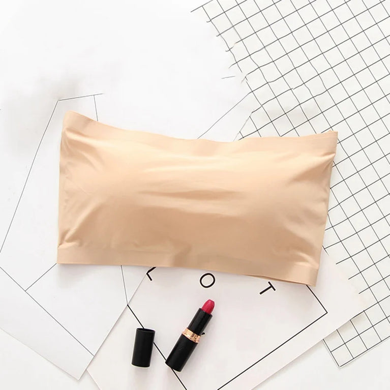 Seamless Bandeau Tube Top – Lightweight Wireless Support