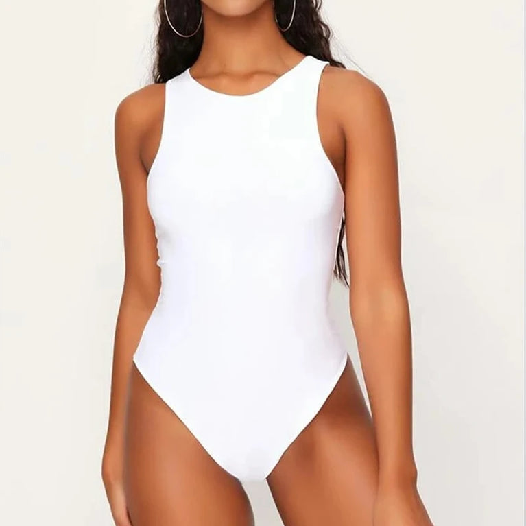 Sleeveless Off-Shoulder Bodysuit | Summer Beach Style Streetwear