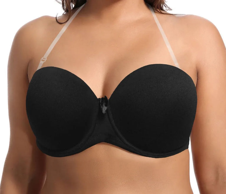 Convertible Plunge Bra – Versatile Half-Cup Push-Up Support