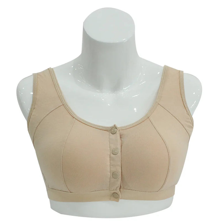 Mastectomy Pocket Bra – Modal Front-Closure Recovery Support