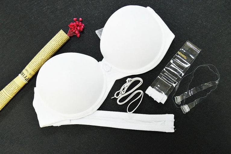 Convertible Plunge Bra – Versatile Half-Cup Push-Up Support