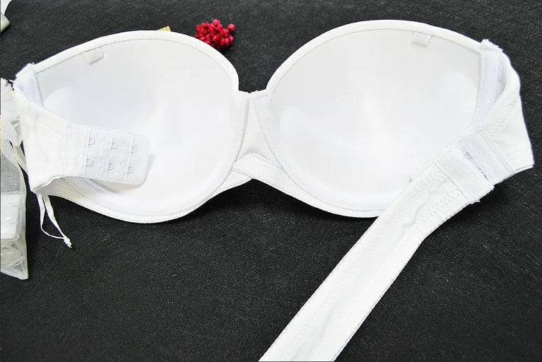 Convertible Plunge Bra – Versatile Half-Cup Push-Up Support