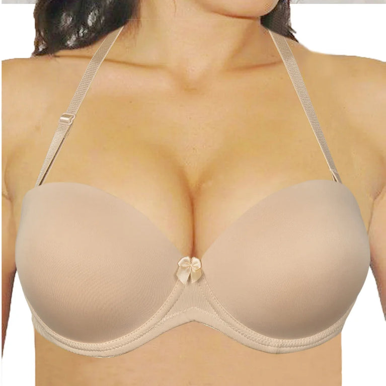 Convertible Plunge Bra – Versatile Half-Cup Push-Up Support