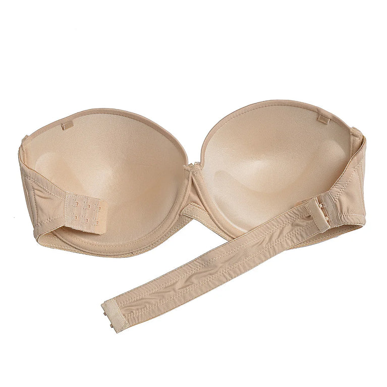 Convertible Plunge Bra – Versatile Half-Cup Push-Up Support