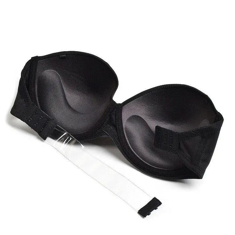 Convertible Plunge Bra – Versatile Half-Cup Push-Up Support