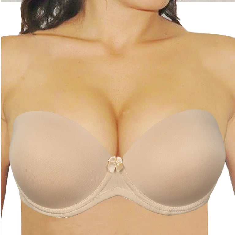 Convertible Plunge Bra – Versatile Half-Cup Push-Up Support
