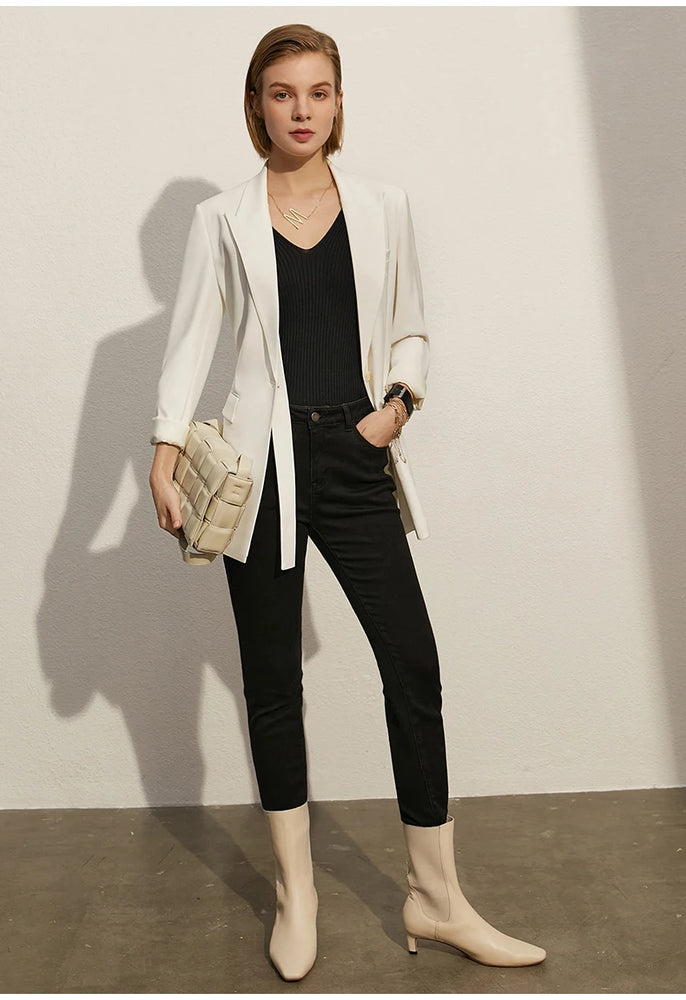 Minimalism V-Neck Knitted Camisole | Office Lady Tank