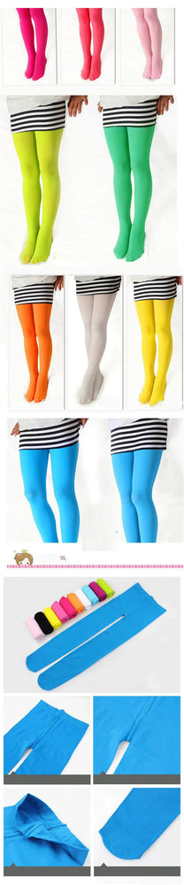 Girls' Velvet Ballet Tights | Ultra-Thin 0–15Y Dance Pantyhose
