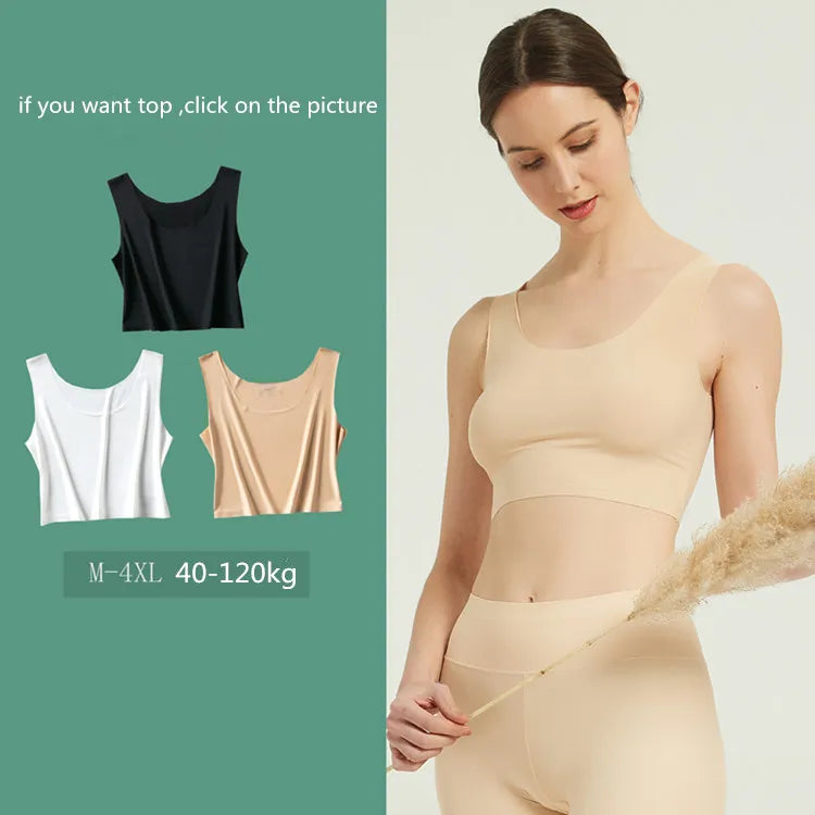 Long Safety Shorts | Anti-Chafing Ice Silk Pants