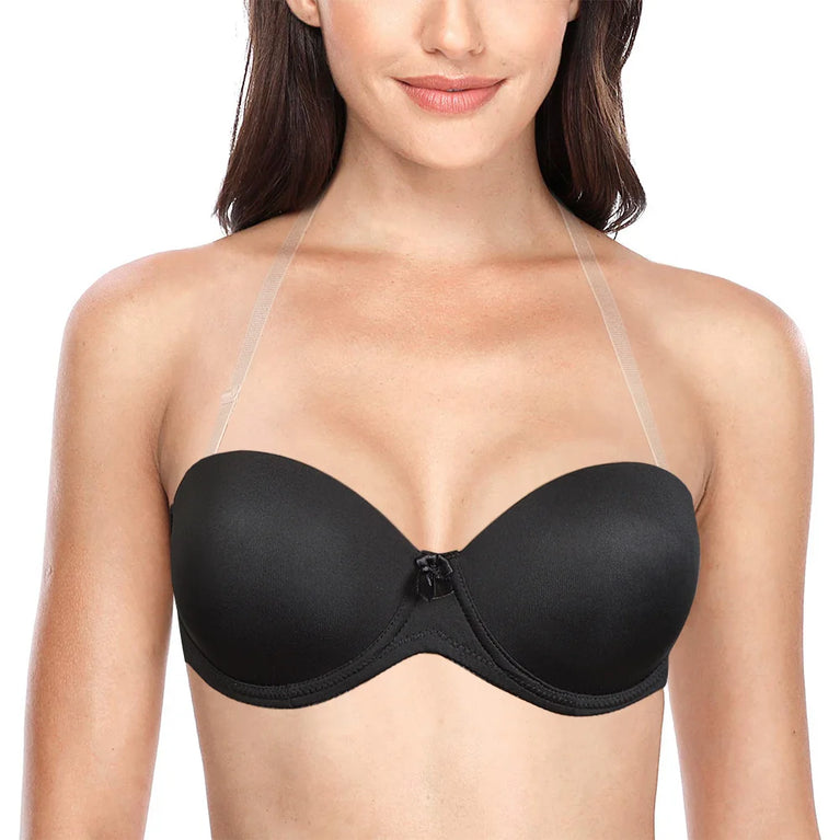 Convertible Plunge Bra – Versatile Half-Cup Push-Up Support