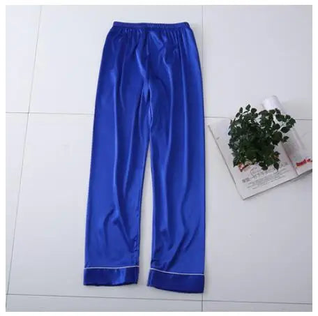 Silky Satin Pajama Pants | Soft Summer Home Trousers