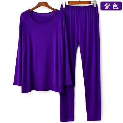 Plus Size Modal Pajama Set | Soft 3XL-7XL Sleepwear