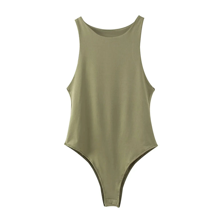 Reachshore Sexy Summer Bodysuit | High-Stretch Slim Fit Top
