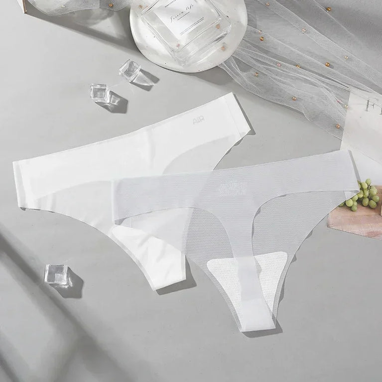 3pc Ultra-Thin Thongs | Seamless Transparent Quick-Dry G-String