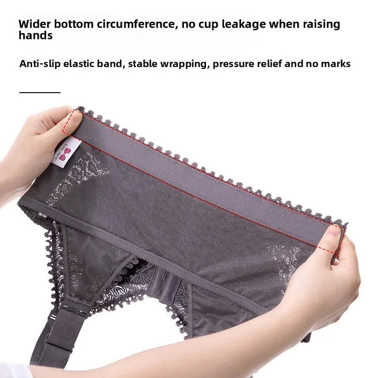 Lightweight Front-Buckle Bra | Anti-Sagging Full-Cup Support