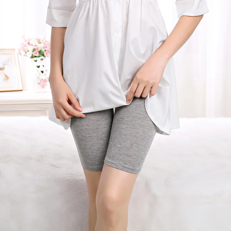 Modal Comfort Plus Size Safety Shorts | Seamless Longline Boyshorts