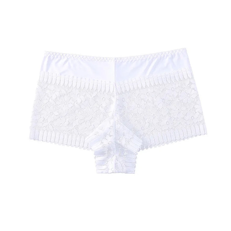 High-Waist Lace Briefs | Hollow Print Summer Shapewear