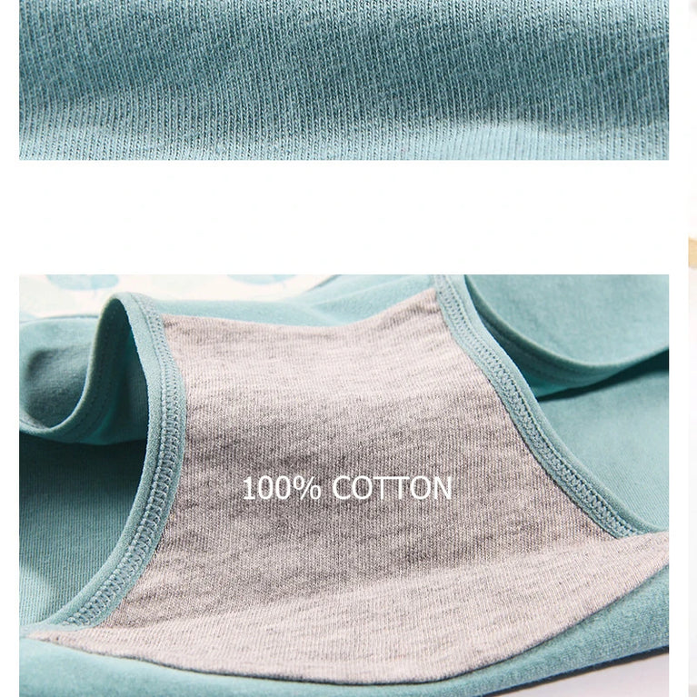 5pc High-Waist Cotton Briefs | Seamless Body Shaper Set