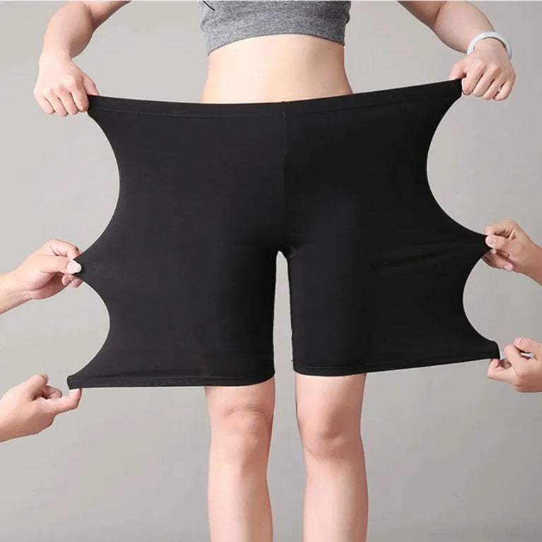 Modal Comfort Plus Size Safety Shorts | Seamless Longline Boyshorts
