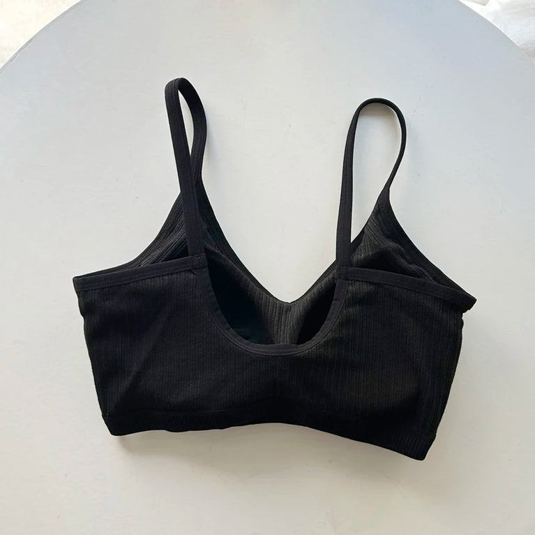 Ice Silk Lace Sports Bra | Wireless Seamless Summer Vest