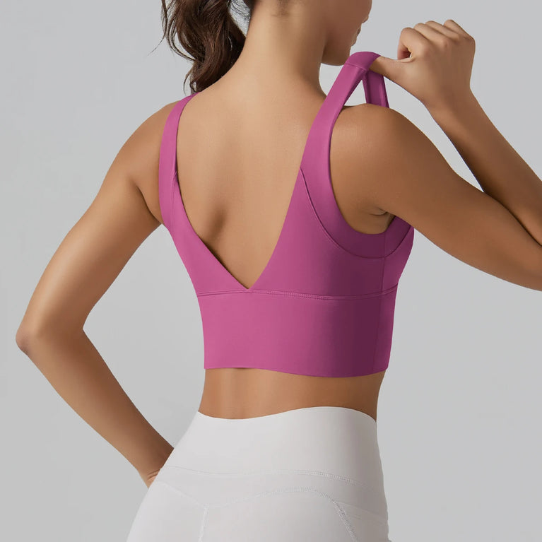 Yoga Tank Top | Push-Up Fitness Sports Bra