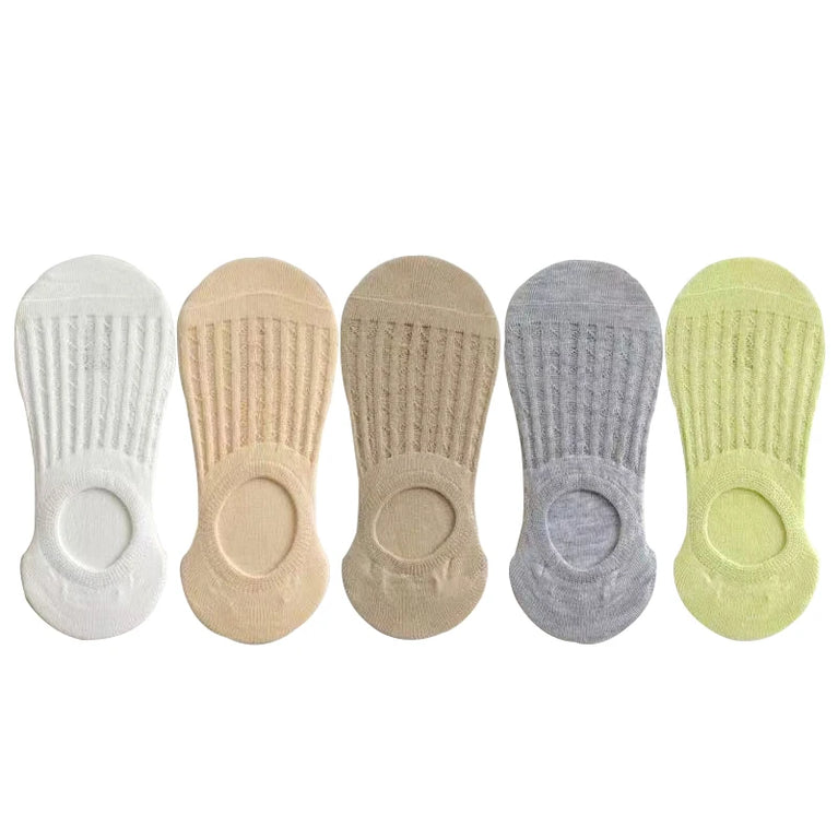 Invisible Lace Boat Socks | Non-Slip Silicone Summer Liner