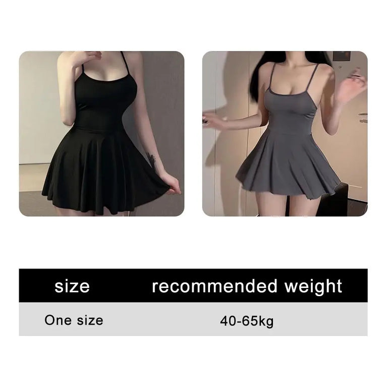 Satin Slip Dress Mini Camisole Nightwear for Women Summer
