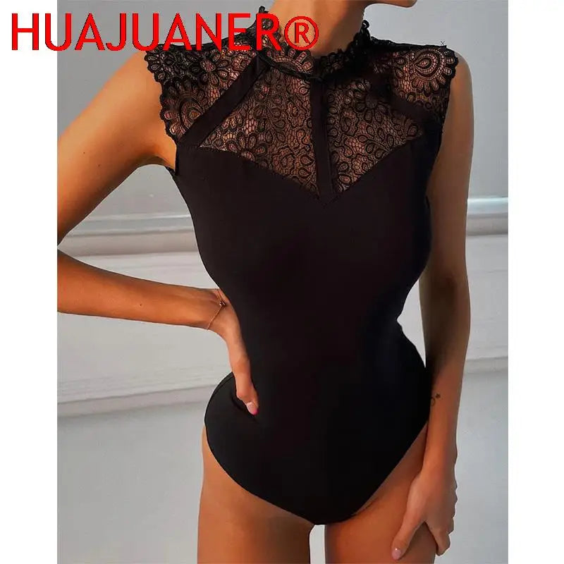 Lace Sexy Bodysuit | Slim Fit Summer Club Top