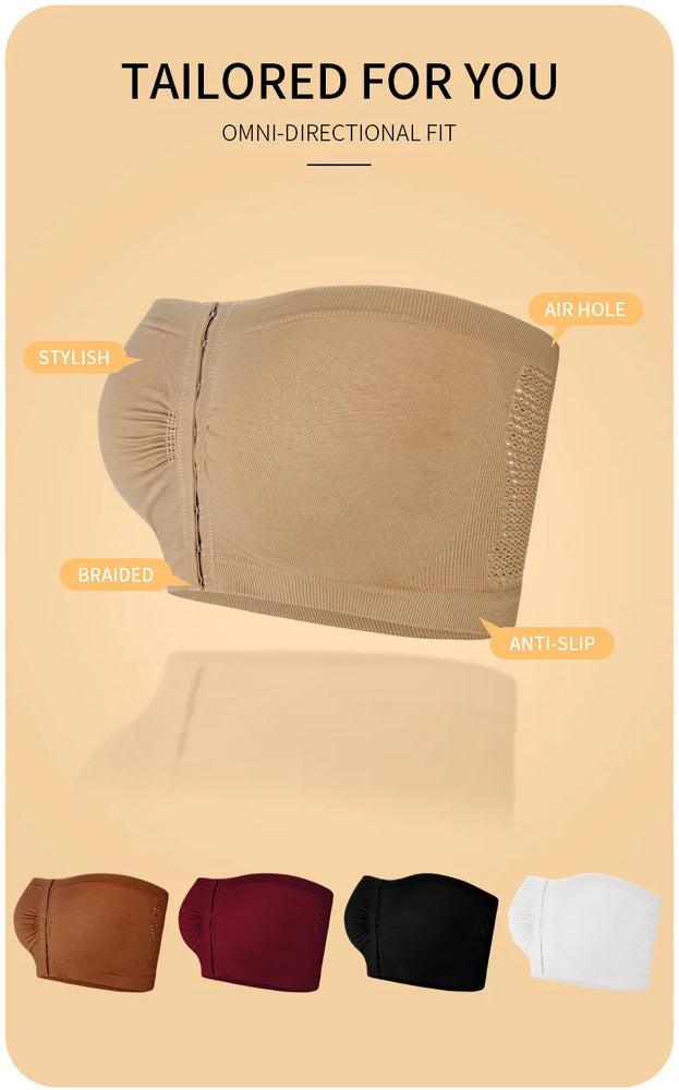 Seamless Strapless Bralette – Anti-Slip Everyday Support