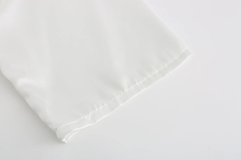 Women’s Short Silky Satin Robe – Pure Solid Color Bridesmaid & Bridal Party Bathrobe (Summer Collection)