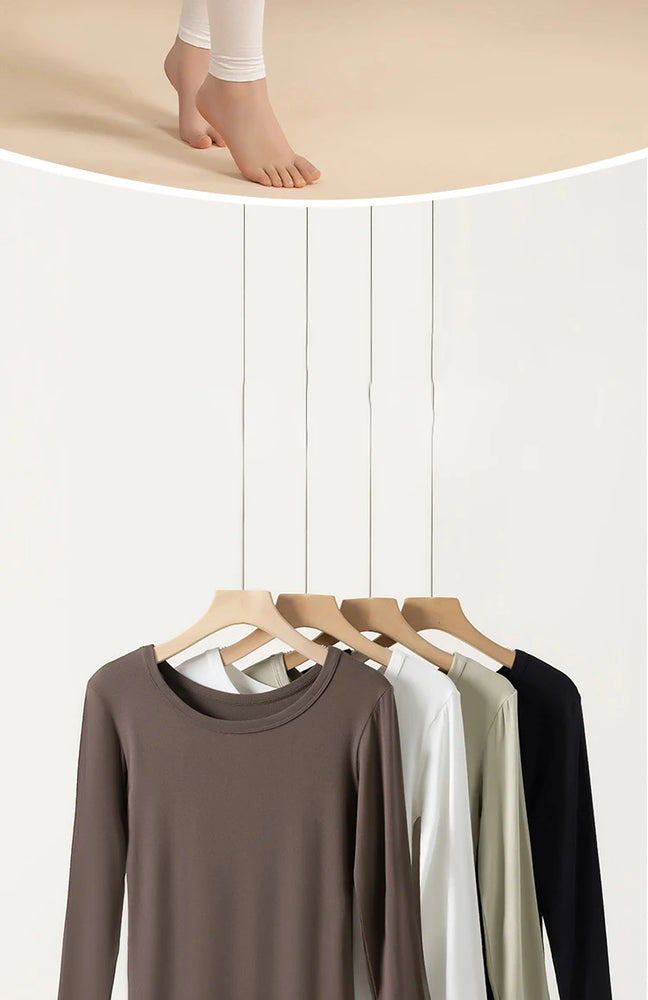 Women’s Viscose Thermal Top | Plus Size Slim-Fit Autumn Base