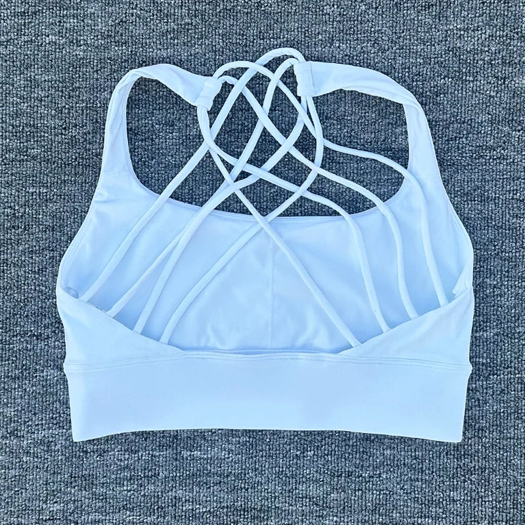 Seamless Performance Sports Bra – Breathable Fitness Support
