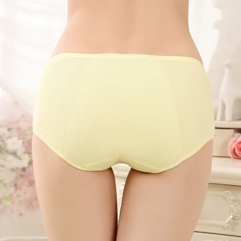 High-Rise Period Briefs | Leakproof Cotton Underwear