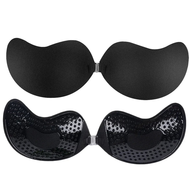 Invisible Silicone Strapless Bra | Self-Adhesive Push-Up Fit