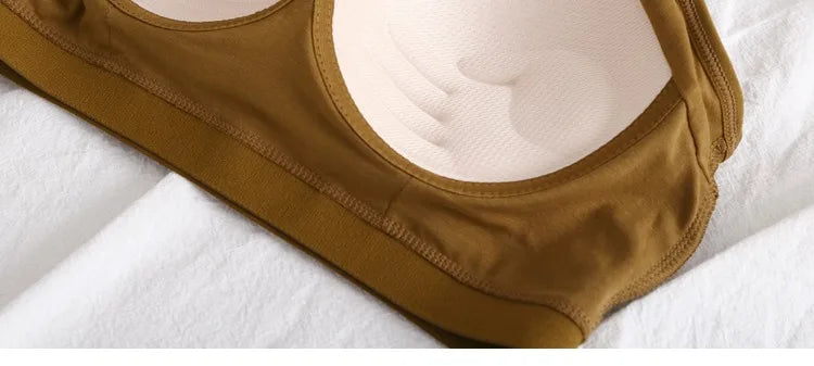 Pure Cotton Wireless Seamless Bra – Lightweight Everyday Comfort