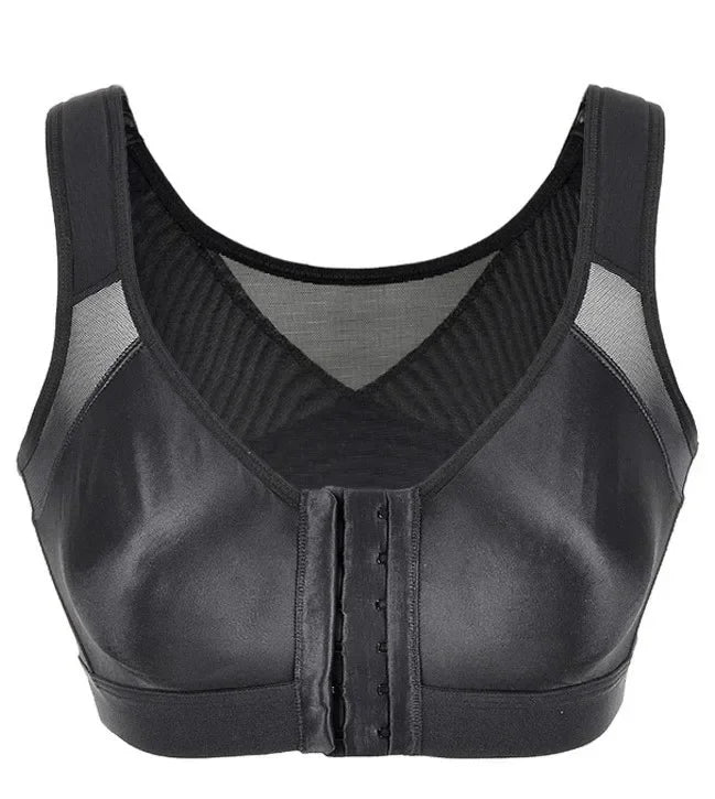 Front-Open Support Bra – Wireless Metal-Free Comfort